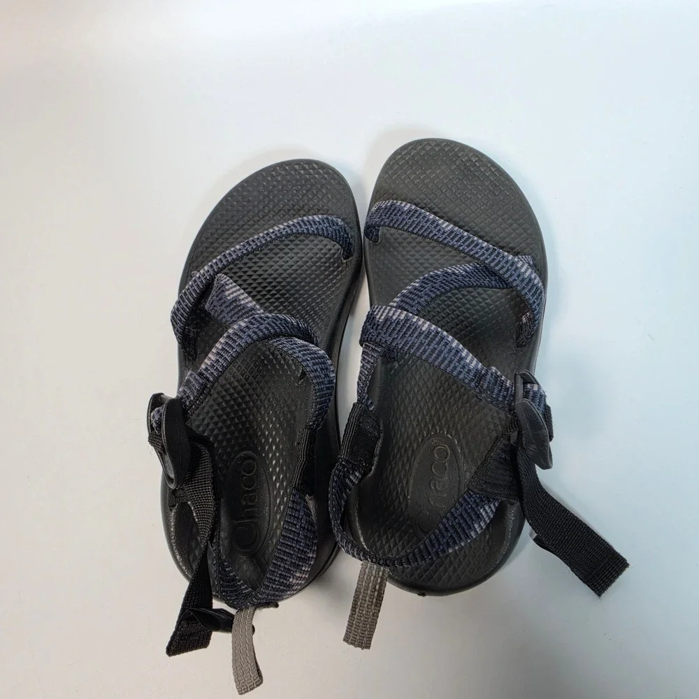 Chaco Z/1 EcoTread Sandals Kids 4 Amp Navy Strappy Outdoor Hiking